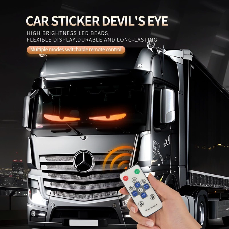 Кросс-бордер новая модель Светодиодный гибкий экран Devil's Eye внутренняя подсветка автомобиля свет декоративный свет универсальный