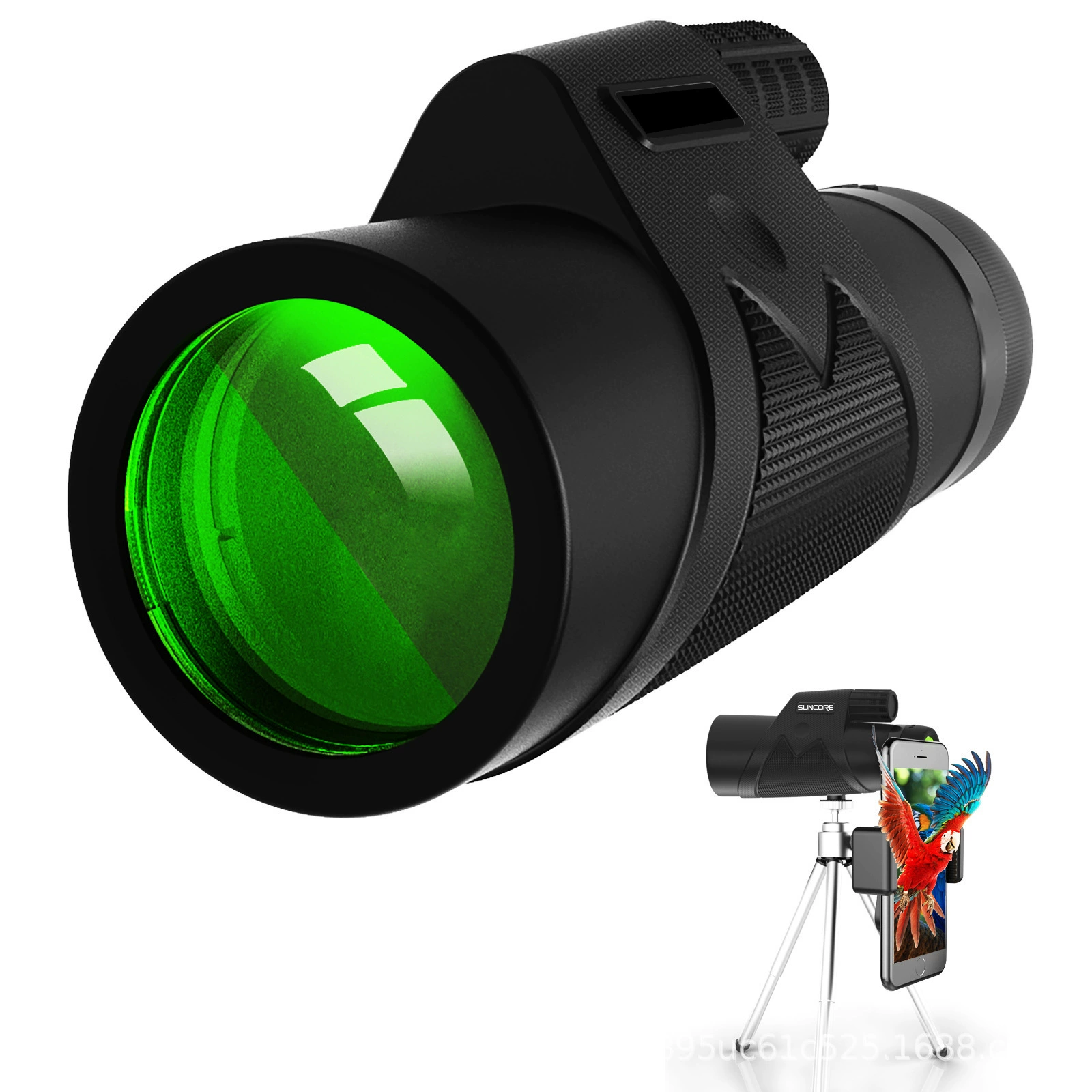 Монокулярный телескоп Asahi 12X42/10X42, уличное зеркало для наблюдения за птицами, высокое разрешение, высокая мощность