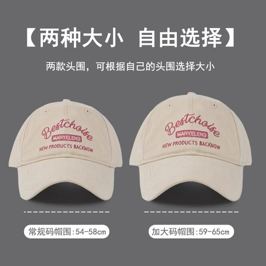 Hat Women's 2023 New Summer Baseball Cap Face Small Cap Original American Style Retro Versatile Soft Top