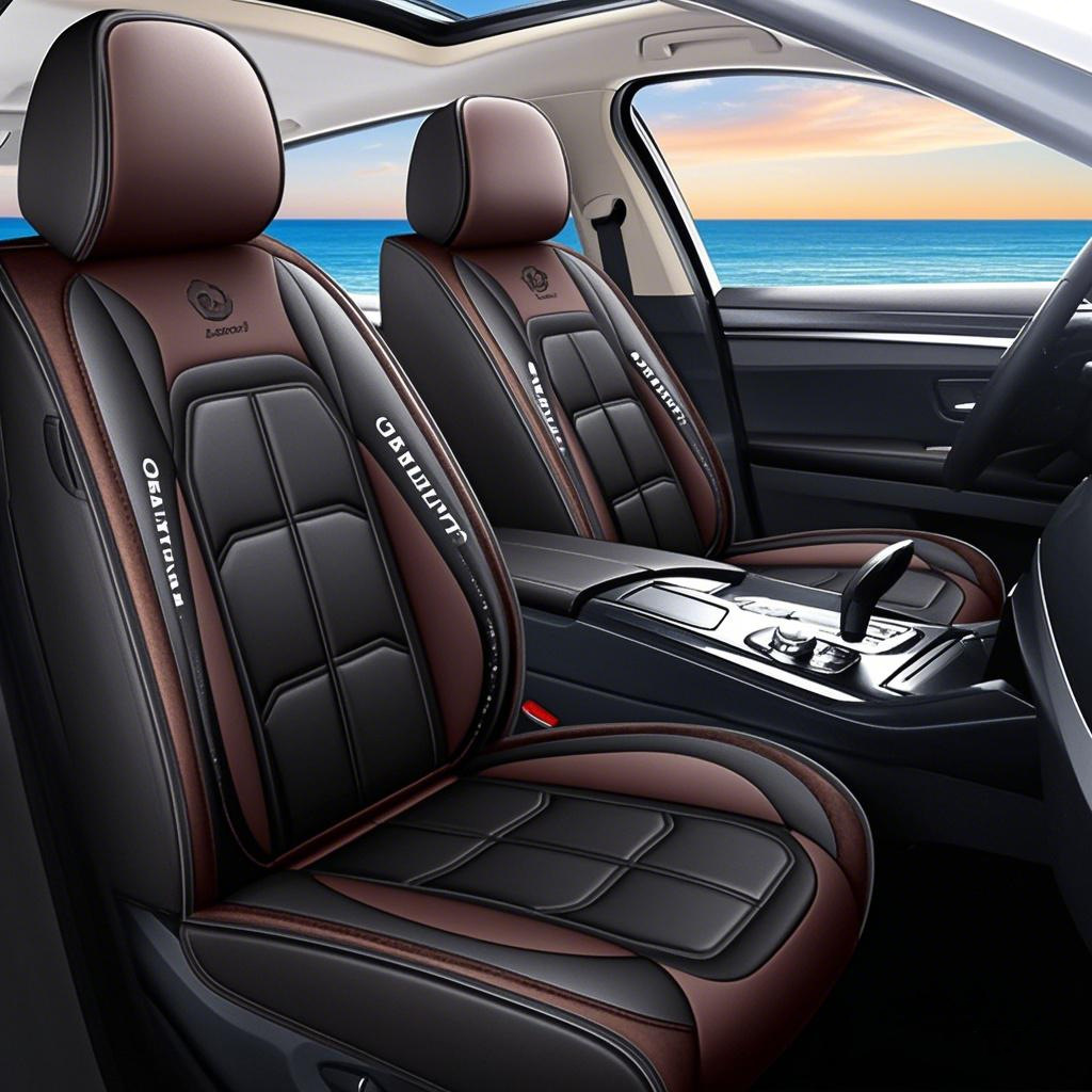 Car Seat Cushion, Full-Coverage Leather Seat Cushion, Universal for All Seasons, Seat Cover, Amazon Aliexpress Dropshipping, Full-Coverage