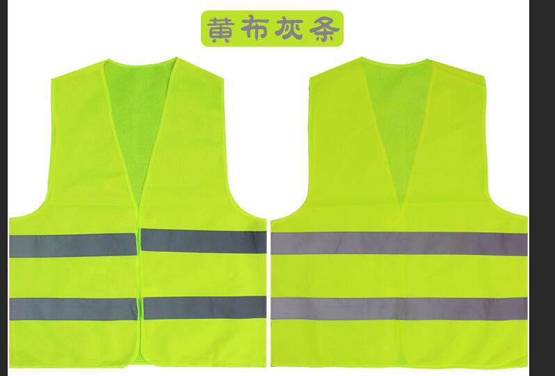 chaleco reflectante chaleco reflectante construcción de saneamiento ambiente montar por la noche al aire libre ropa de trabajo naranja al por mayor