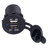 Лидер продаж автомобиль RV мужской модификация автомобиля двойной интерфейс USB мобильный телефон автомобильное зарядное устройство 3.1A вход 12-24 В Универсальный