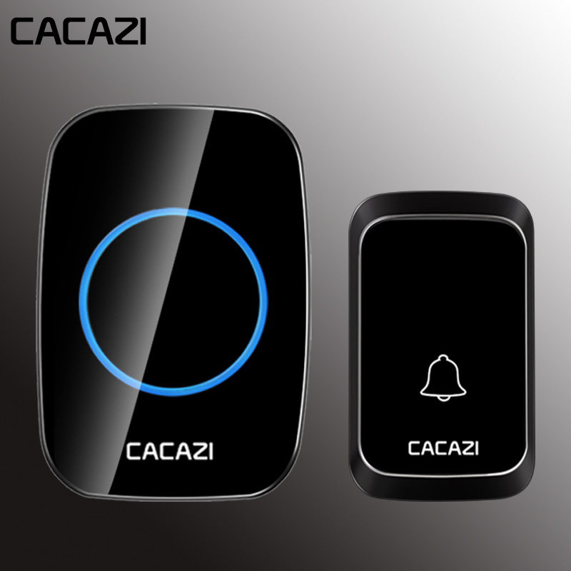 家用无线门铃数码音乐门铃远距离防水遥控门铃 58首音乐 带记忆