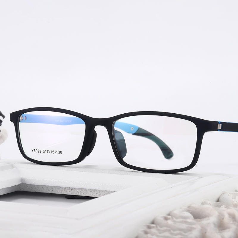 No deformación suave y cómodo gafas pierna ajustable interruptor de un clic Modo deportivo antideslizante puede ser equipado con miopía gafas marco