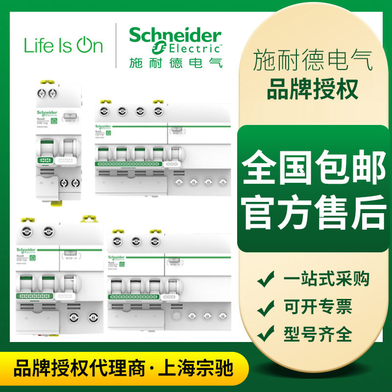 Schneider R9 Series Leakage Protection Circuit Breaker, Household Protector, Miniature Circuit Breaker