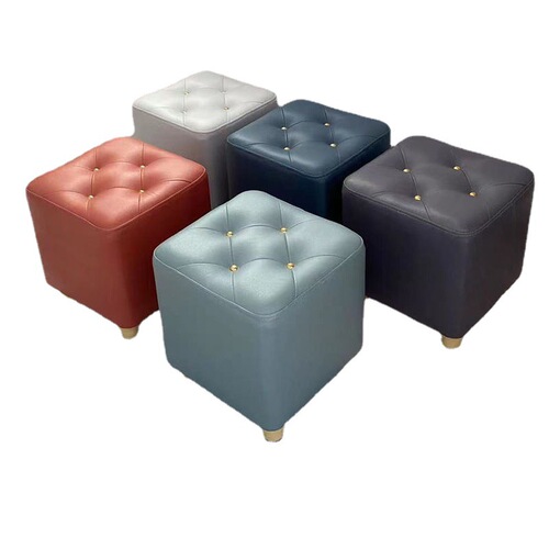 Technology cloth stool, home shoe-changing stool, doorway shoe-wearing stool, coffee table, low stool, light luxury stool, sofa footrest stool, pier stool