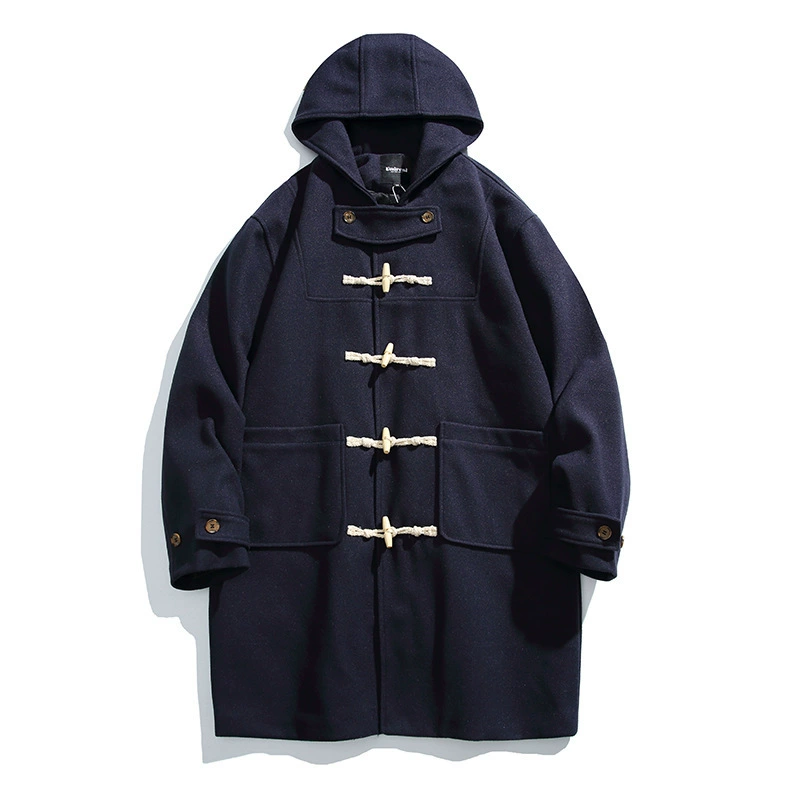 Japanese winter long down jacket, hoody, coat, increased thickness