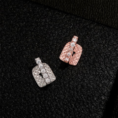 歐美嘻哈跨境單顆鑲鑽嘻哈牙套Grillz歐美金澳廠家批發