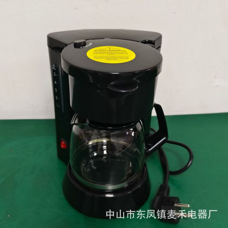Cross-border household drip coffee maker 600ML electric heating tea brewing filter kettle American-style small coffee machine European standard