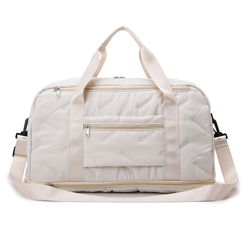 Nuevos productos de comercio exterior, bolsas de viaje de separación en seco y húmedo de gran capacidad, deportes al aire libre, se pueden usar con tirantes, bolsas de equipaje de viaje de corta distancia, marea