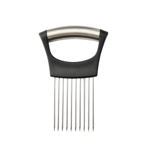 304 stainless steel onion needle multifunctional vegetable cutter onion insertion loose meat needle fruit and vegetable slicer fish scale holder