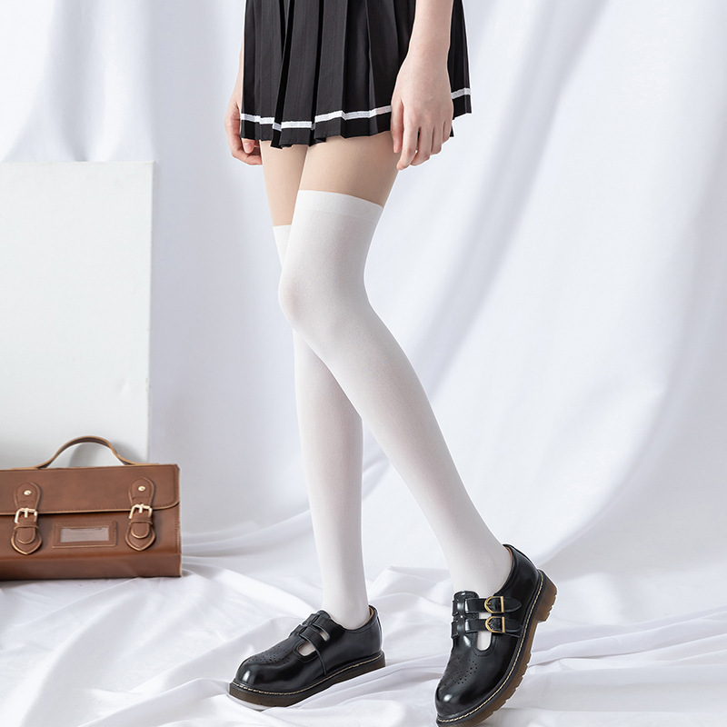 圧力のふくらはぎの靴下の女性の夏の薄いタイプjk黒い膝の靴下の強い圧力のやせた足の春夏の膝の長い筒の靴下の卸売り|undefined