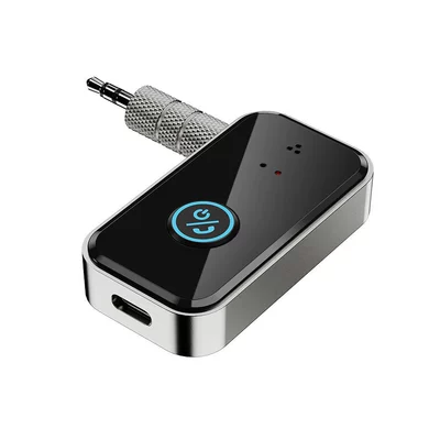 Bluetooth Transceiver Bluetooth 5.3 3.5mm Audio Adapter Car Audio Wireless Bluetooth Converter Wholesale (FM Modulyator) - b4s-black-8-hours-standby