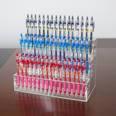 Penholder Stationer Display rack multi-storey Ladder Acrylic Jack Water table Roller ball pen Single Exhibition