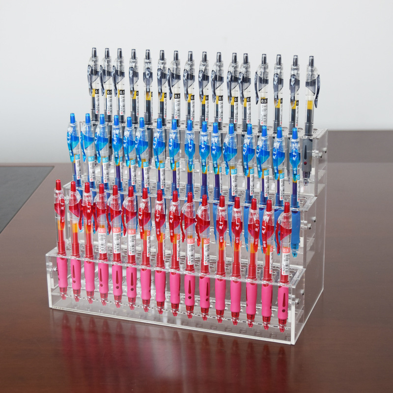 Penholder Stationer Display rack multi-storey Ladder Acrylic Jack Water table Roller ball pen Single Exhibition
