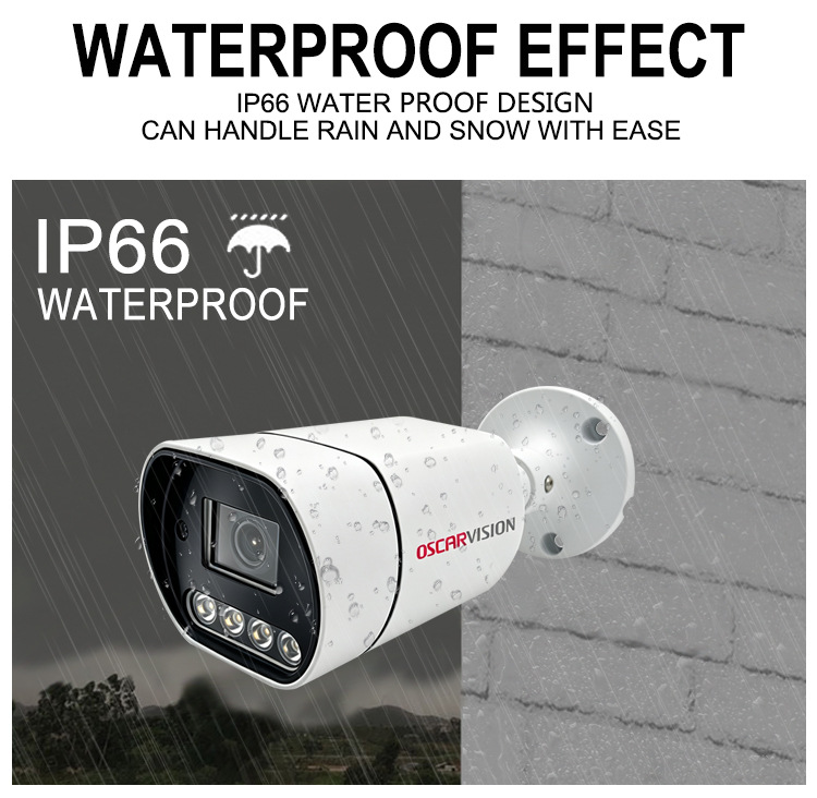 POE security camera 16-set 8 megapixel 4K high resolution night vision recording indoor home monitor camera