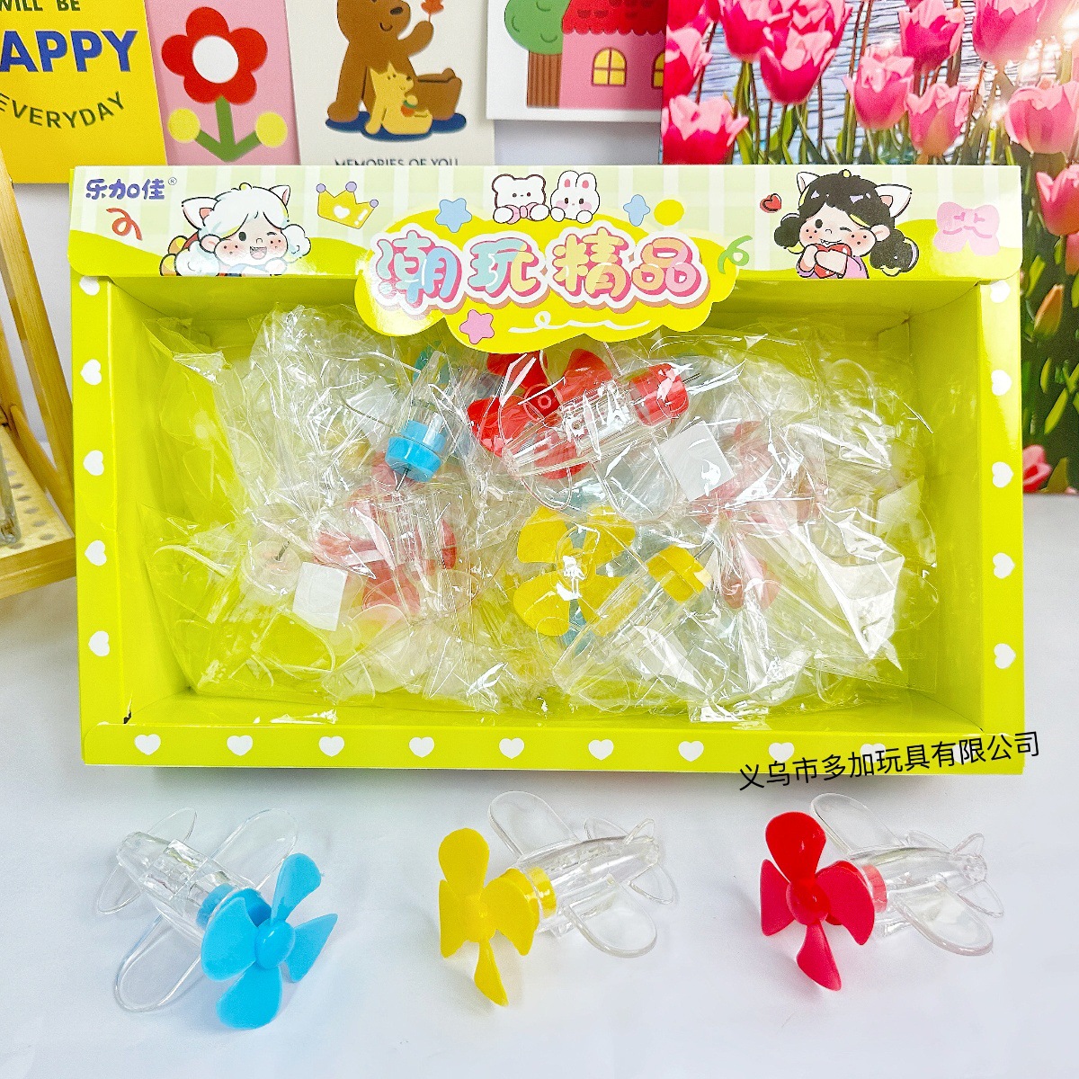 B decoración de aviones pequeños luminosos rotativos energía eólica iluminación LED luminosos adornos de coche juguetes novedosos