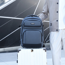 新款双肩包男大容量商务出差旅行通勤电脑包轻便防水背包男士