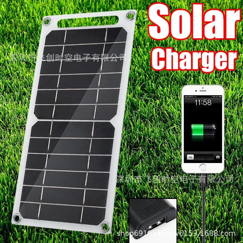 Photovoltaic handheld battery solar-powered