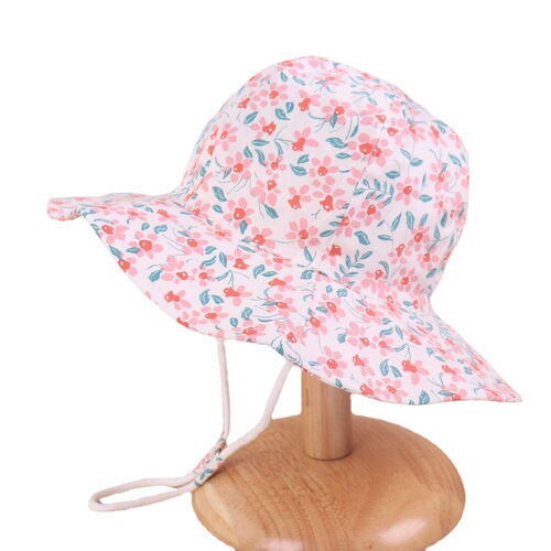 Cross-border Western and Eastern multi-size printed cartoon animal children's fisherman hat spring and autumn thin brim sun hat