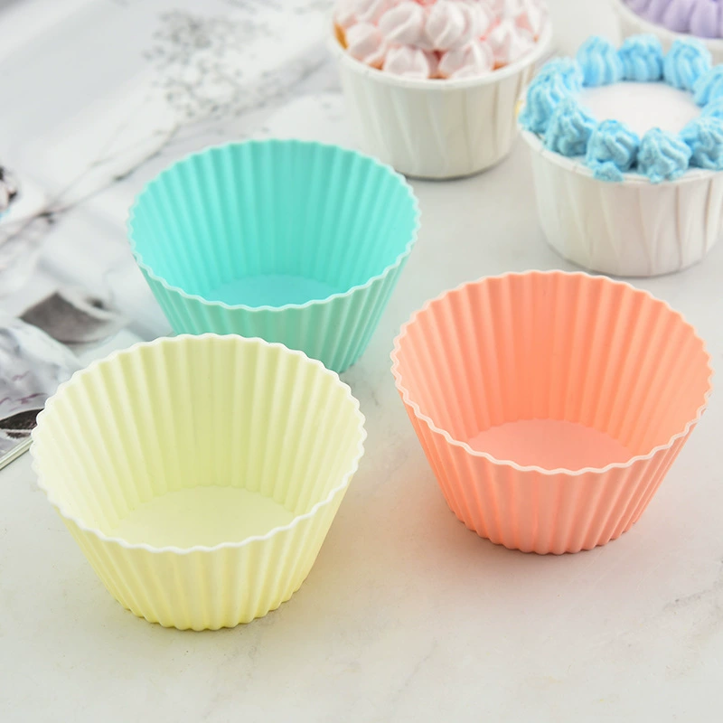 Силиконовая форма для выпечки кексов, формочки для шифоновых тортов, форма для пудингов и десертов