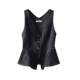 Acetic Acid Suit High-grade Satin Vest Women's Outer Wear 2024 Summer Thin High-end Sleeveless V-neck Waistcoat