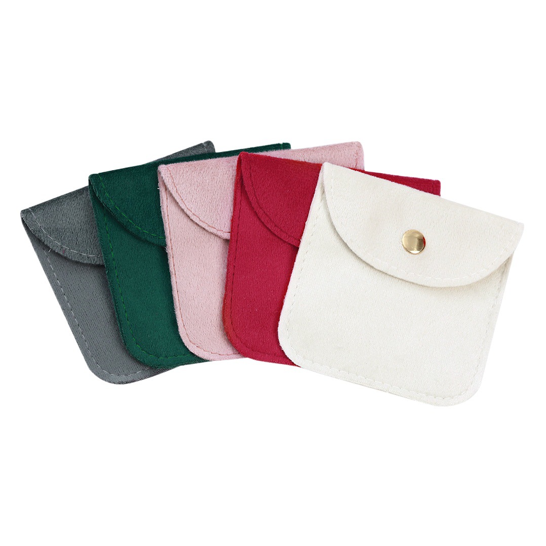 Joyería bolsa de almacenamiento reloj pulsera de almacenamiento Flip Lotus bolsa anillo joyería bolsa de terciopelo personalización