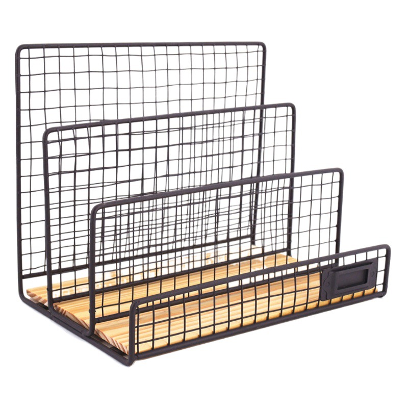 Organizador de Escritorio Creativo, Separador de Metal para Facturas, Suministros de Oficina, Almacenamiento de Documentos, Archivador de Papelería, Almacenamiento Creativo image 1