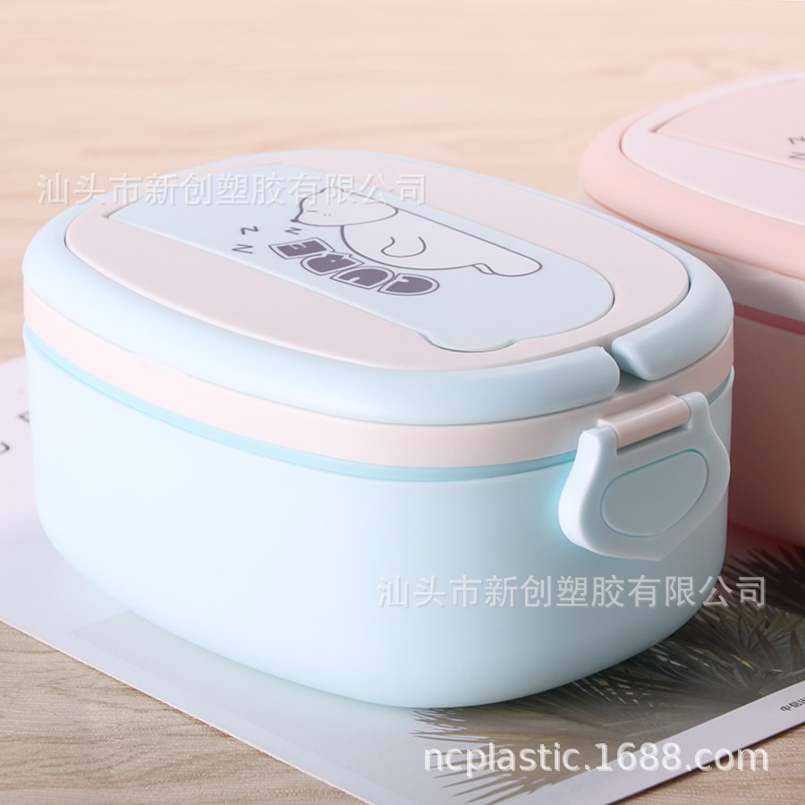 Fresh box food -grade microwave lunch box heating refrigerator office workers with rice seal fruit bento box