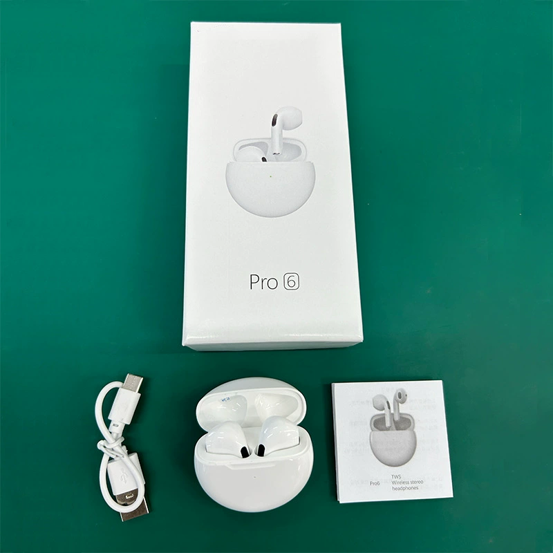 Беспроводные наушники Pro4 / Pro6 Bluetooth 5.3, кейс для зарядки, совместимость Android и iOS (2025)