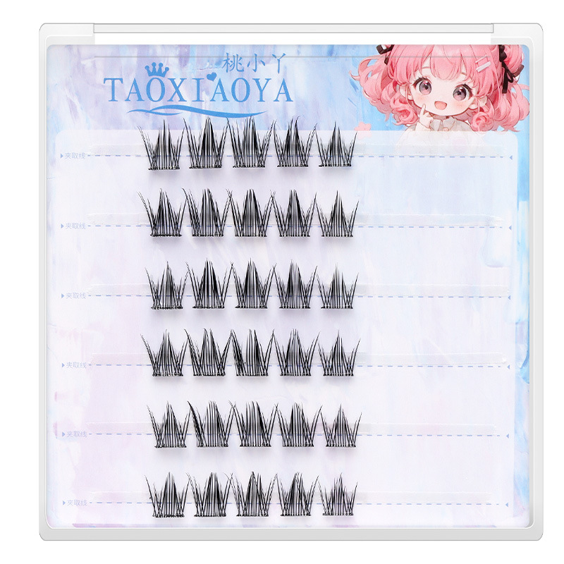 작은 6줄의 구피(접착제 없음)