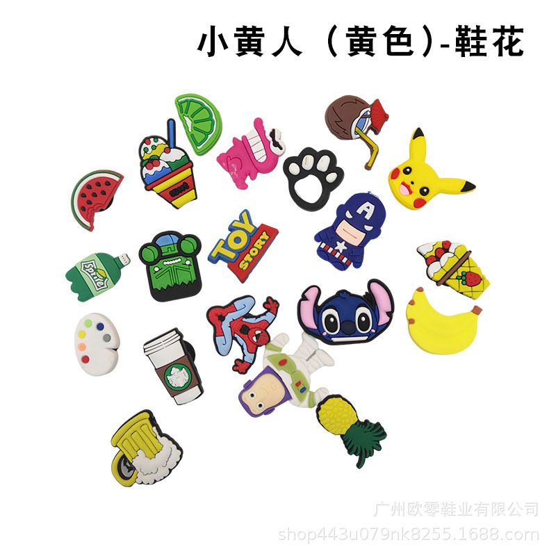 Cros Minion Croc Shoes Non-Slip Breathable Lightweight Outdoor Home Casual Slippers Cartoon Cute Children's Sandals