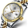 Platinum steel belt, men's style