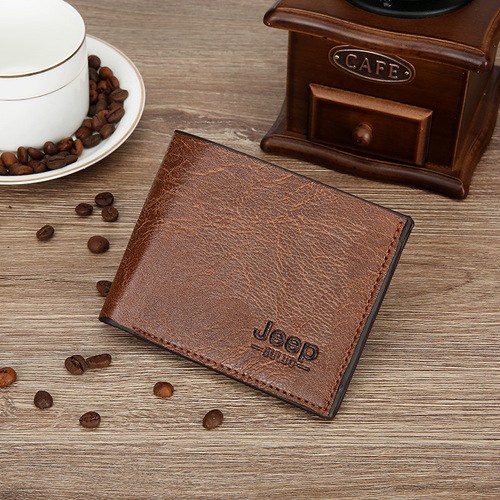 Factory wholesale men's short wallet business short wallet wallet clutch bag men's bag card bag coin purse