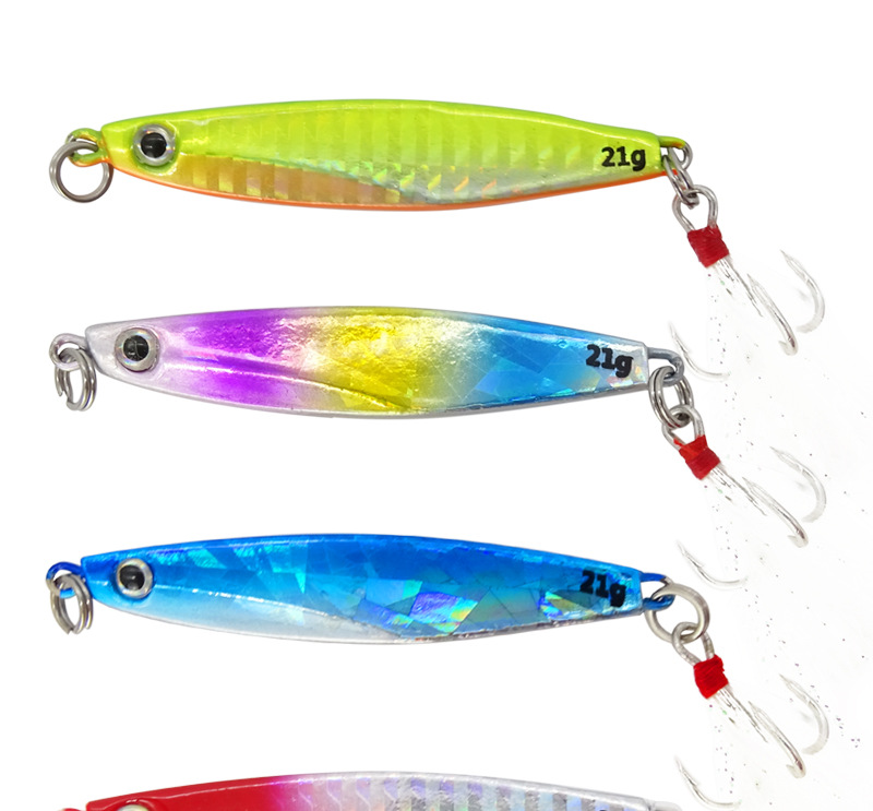 Metal Jigging Fishing Lures Deep Diving Spoon Daits Dass Trout Fresh Water Fishing Lure