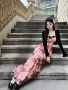 辣妹碎花气质显瘦连衣裙