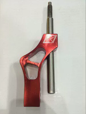 Car Gear Shift Lever Modification, Extended Gear Stick, Manual Transmission Metal Extension Kt Gear Shift Knob (Cab and accessories) - single-extension-rod-red