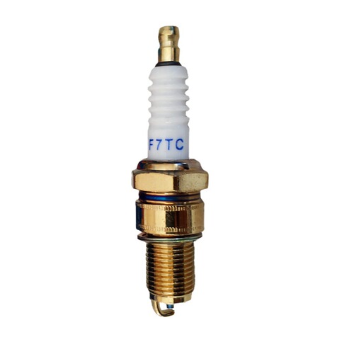 F7TC spark plug gasoline generator gold-plated spark plug four-stroke gasoline micro-tillage trowel machine go-kart burner
