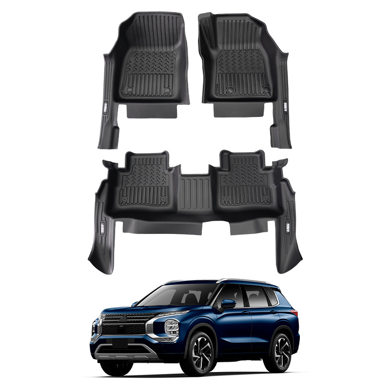 Adecuado para alfombrillas Mitsubishi Outlander TPE alfombrillas especiales para caja trasera alfombrillas impermeables Outlander Floor mat