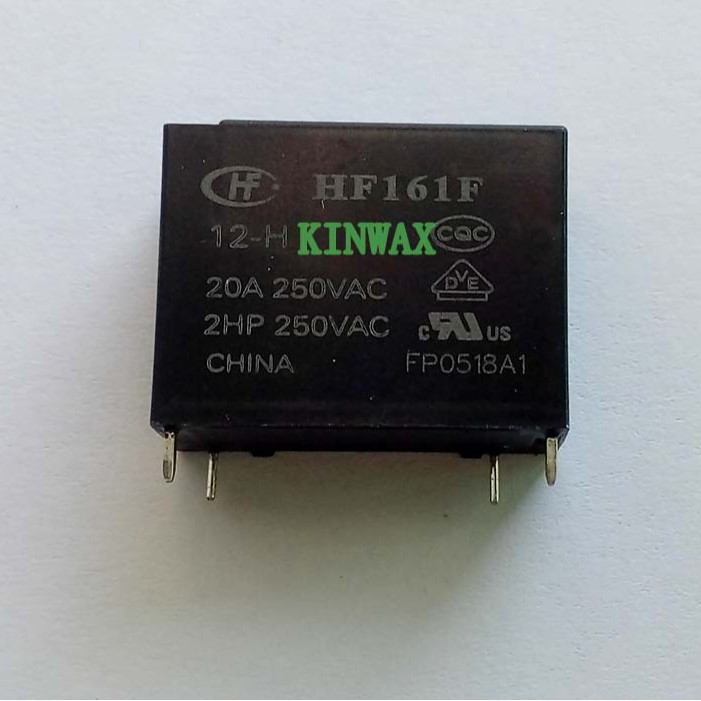 HF161F-24-H继电器HF161F/24-H 4脚一组常开20A250VAC