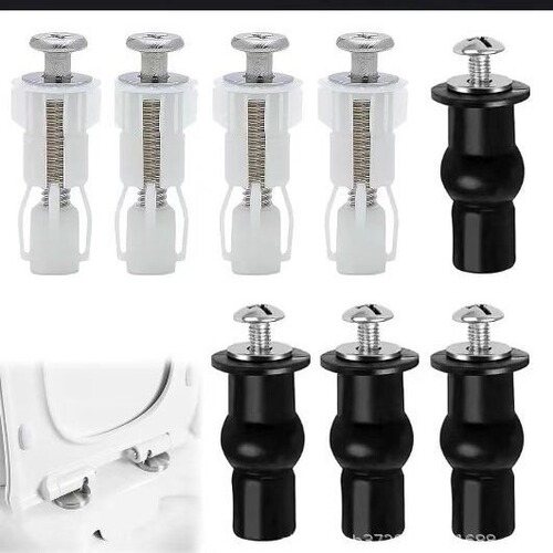 Direct sales toilet lid accessories universal rubber expansion screw nylon high-quality M5 universal