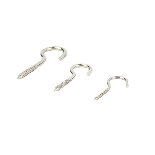304 stainless steel sheep eye self-tapping screws, hook ring-shaped wood screws, self-tapping hooks, picture hooks, rings, light hooks