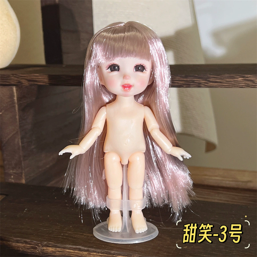 Милая кукла для переодевания, игрушка, 17 см, 3D