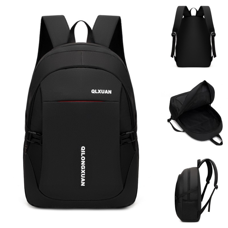 Nueva mochila simple para hombres, escuela secundaria y escuela primaria, mochila de gran capacidad, mochila de viaje de reducción de carga ligera al por mayor