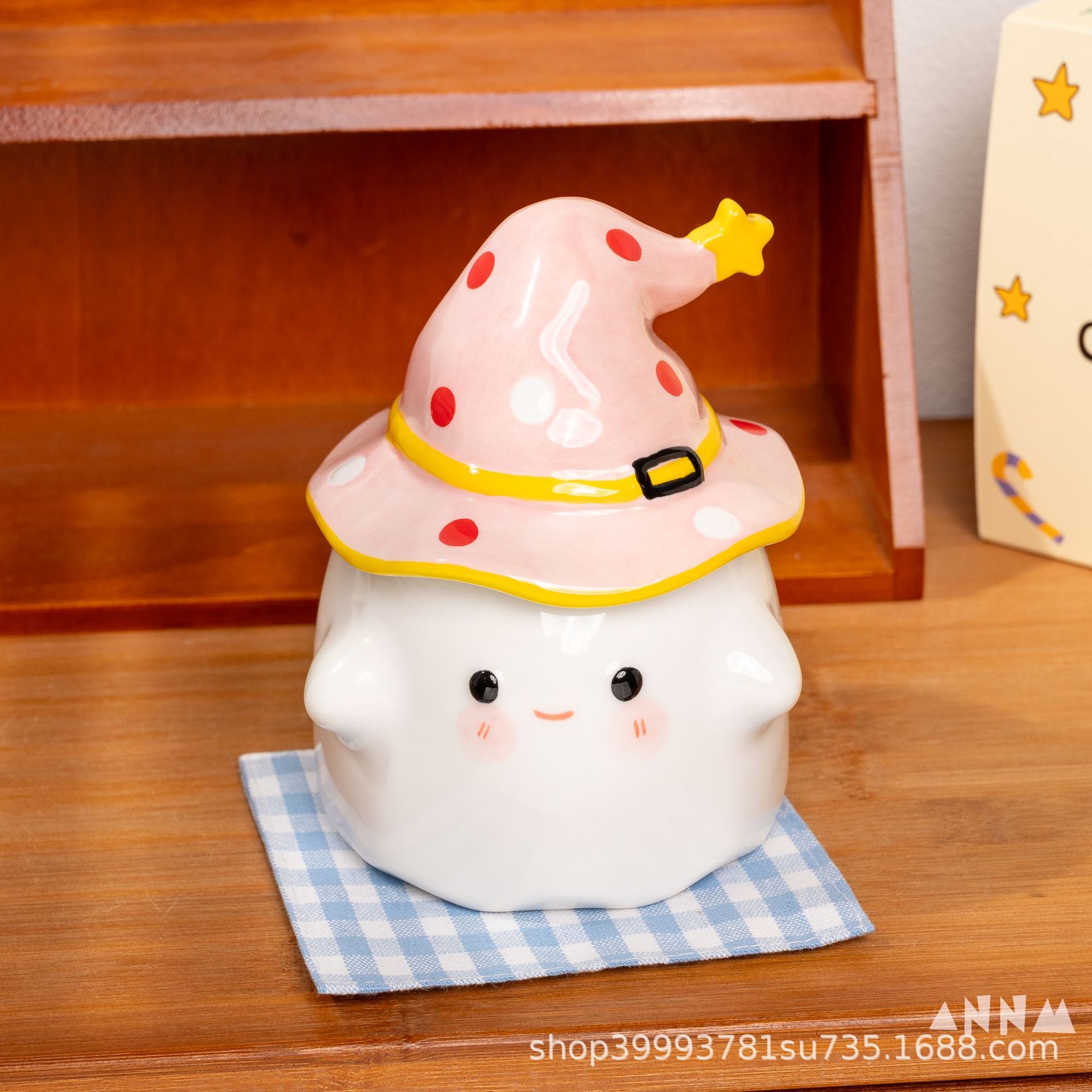 Regalos de cumpleaños fantasma extraños tazas de cerámica con tapa para regalar a la novia de graduación taza de regalo