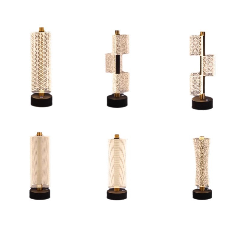 Lámparas de escritorio transfronterizas luces acrílicas regalo romántico luces de atmósfera luces de regalo creativo sala de estar dormitorio lámparas de escritorio cabezal de cama