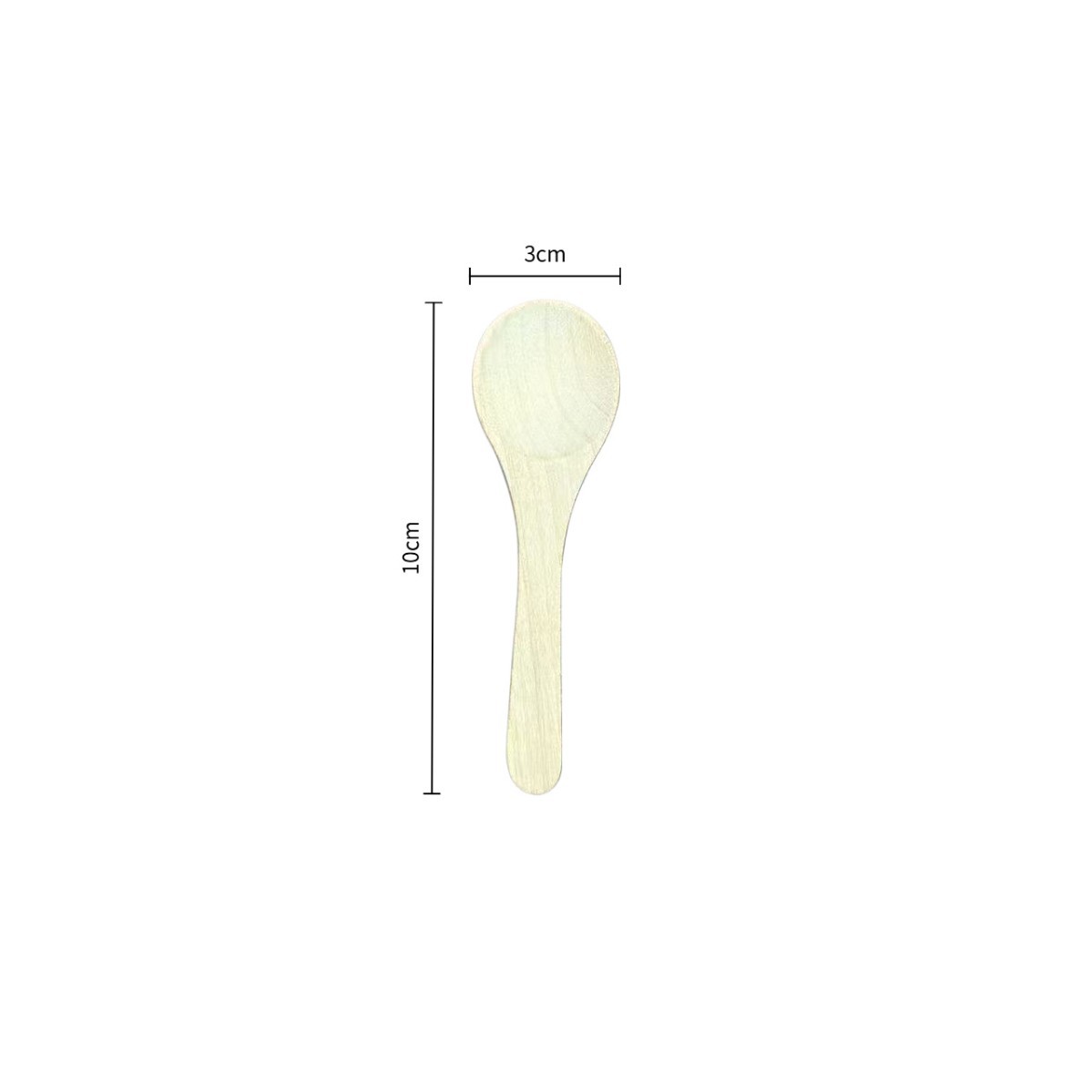 도색되지 않은 10cm 작은 원형