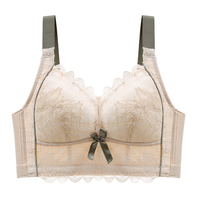 Sujetador ajustable de mujer soporte superior grande anti-flacidez sujetador de mama ropa interior inalámbrica empuje hacia arriba pequeño pecho especial