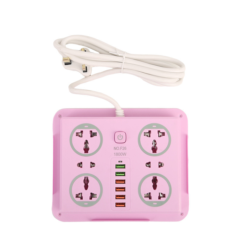 2USB + 1PD anillo gris concha amarilla concha de polvo concha turquesa concha multi-orificio soporte de teléfono móvil Irak Irán Siria