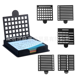 Post-It Note Template Post-It Note Template Storage Box Comes with Five Different Templates in Stock